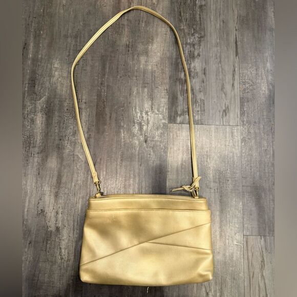 Vintage Small Gold Crossbody Bag with Minimalist Design - Picture 1 of 3